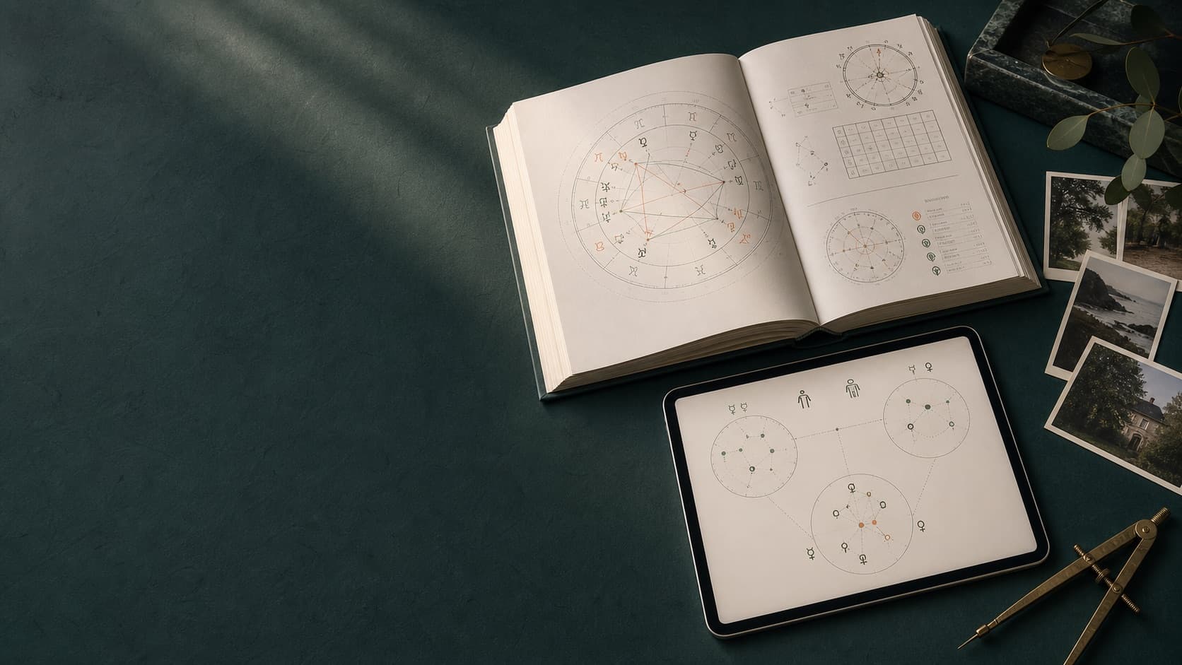 A KinCosmos universe presented as a book and interactive relationship map